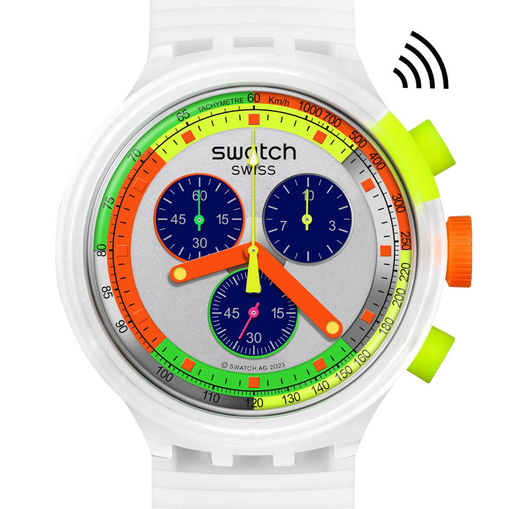 Swatch Big Bold Chrono SWATCH NEON JELLY PAY! SB02K101-5300