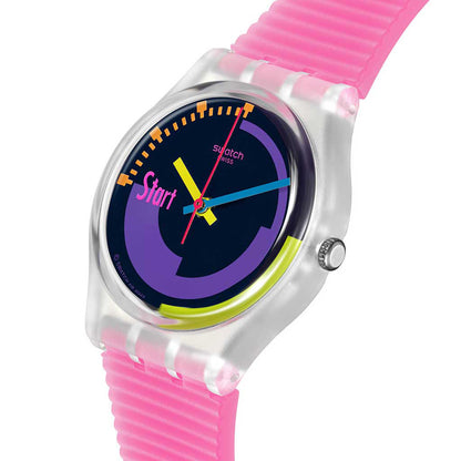 NEON PINK PODIUM PAY!