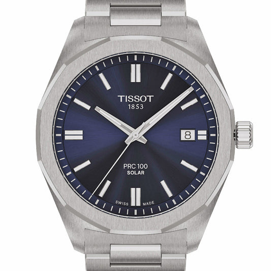 Tissot PRC 100 Solar 39 mm Quartz Blue T1514221104100