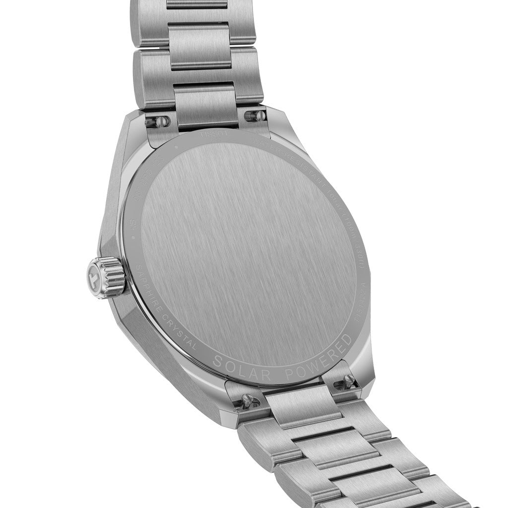 Tissot PRC 100 Solar 39MM Blue Metal Silver