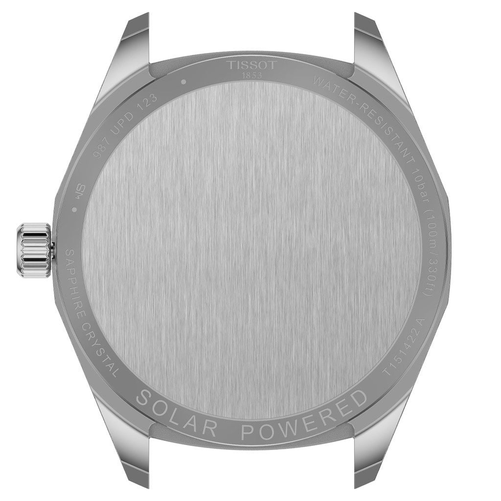 Tissot PRC 100 Solar 39MM Blue Metal Silver
