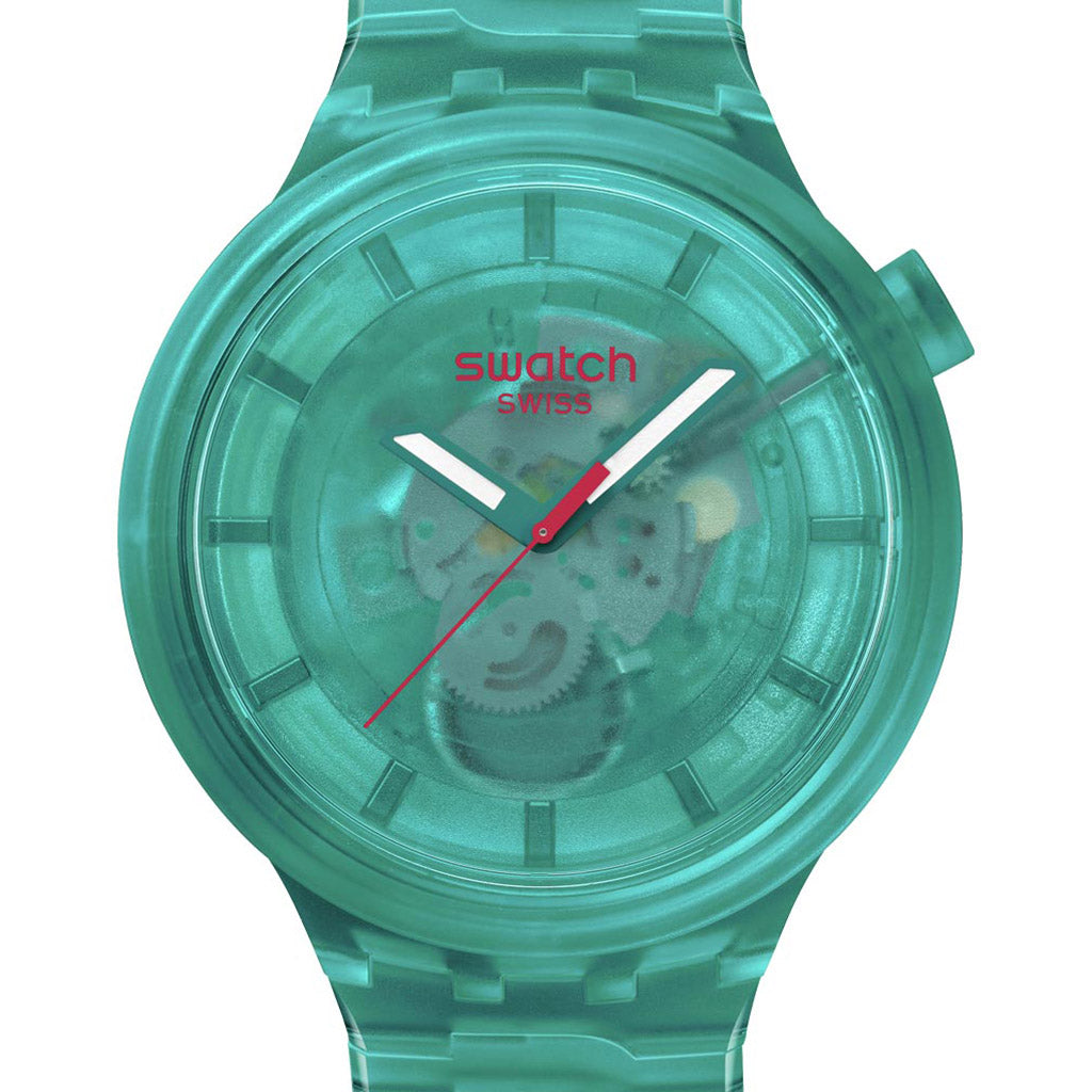 Swatch Big Bold Biosourced Turquoise Joy SB05L101