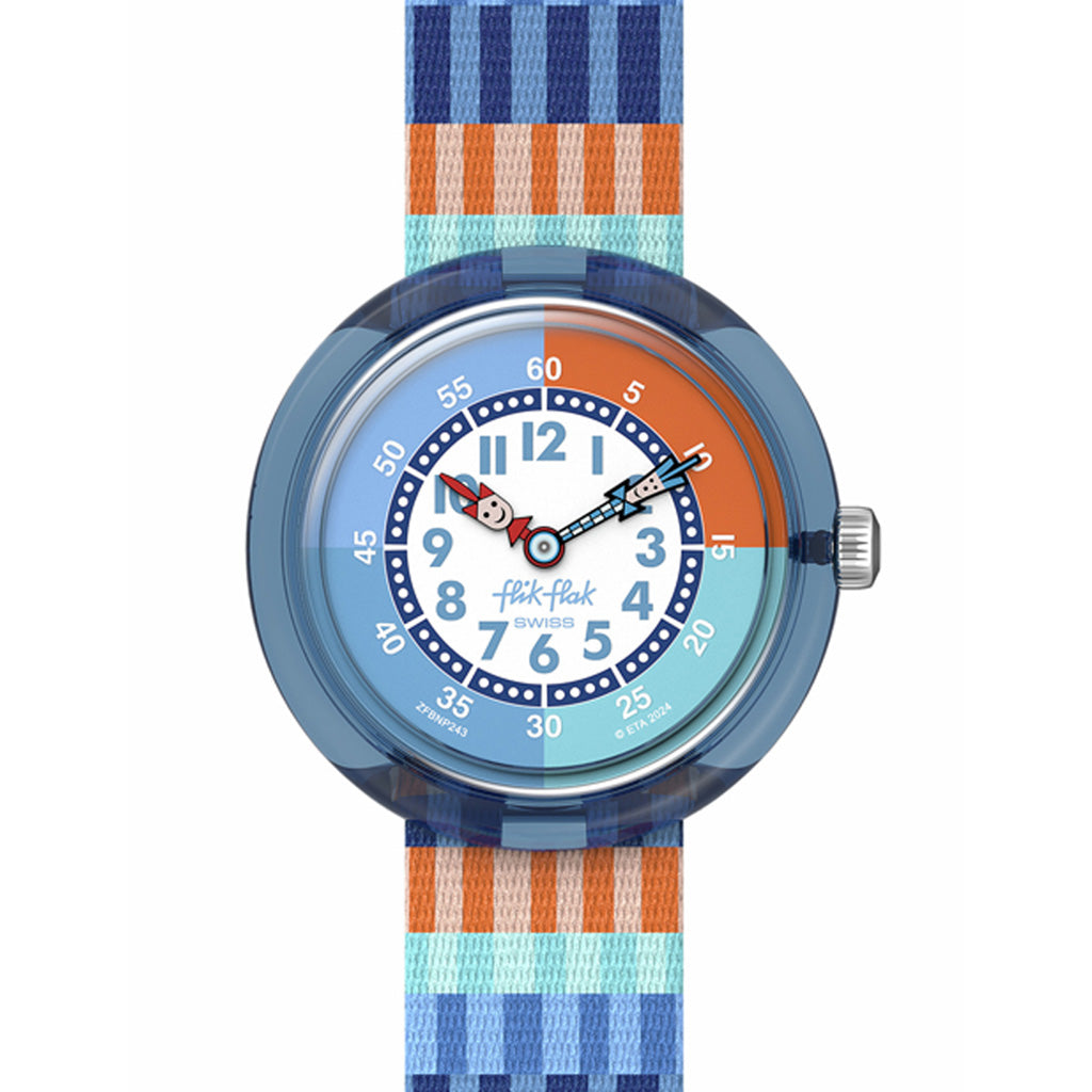 Flik Flak Kinderuhr STRIPY STRIPES ZFBNP243