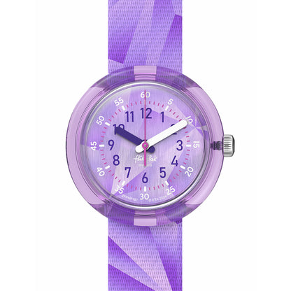 Flik Flak Kinderuhr PURPLE PRISM ZFPNP167