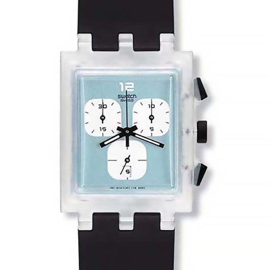 Swatch Square Chrono After Burner SUEK402