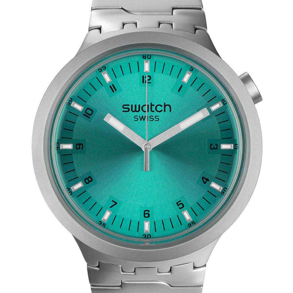 Swatch Big Bold Irony Aqua Shimmer SB07S100G