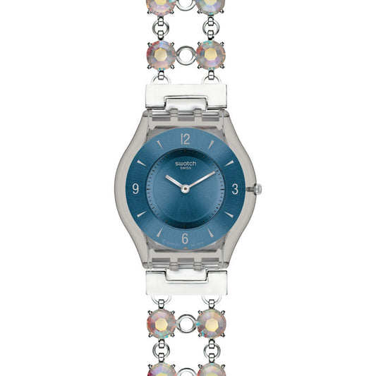 Swatch Skin METAL KNIT BLUE SFM120A/B