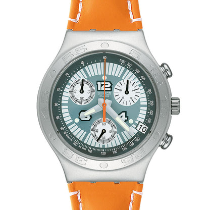 Swatch Irony Chrono Arancione Di Sera YCS4023