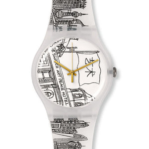 Swatch New Gent Special Black & White The Swatch Art Peace Hotel Shanghai SUOZ197