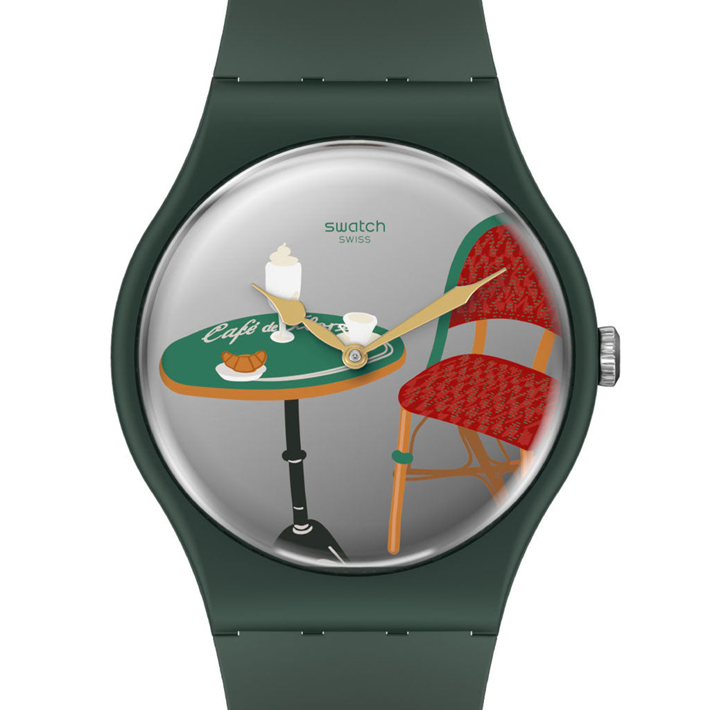 Swatch New Gent Special Swatch X Café De Flore For Not In Paris SUOZ347