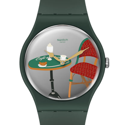 Swatch New Gent Special Swatch X Café De Flore For Not In Paris SUOZ347