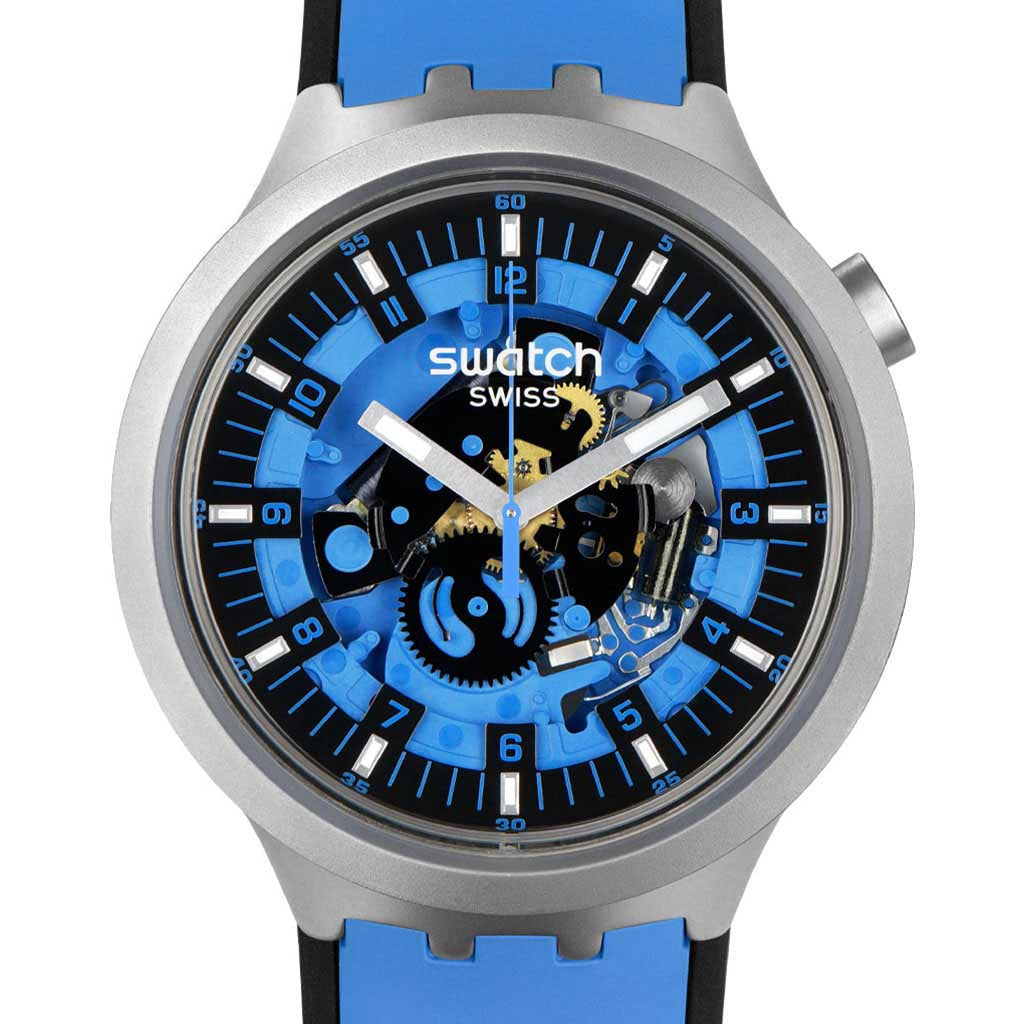 Swatch Big Bold Irony Azure Blue Daze SB07S106