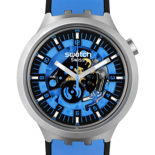 Swatch Big Bold Irony Azure Blue Daze SB07S106