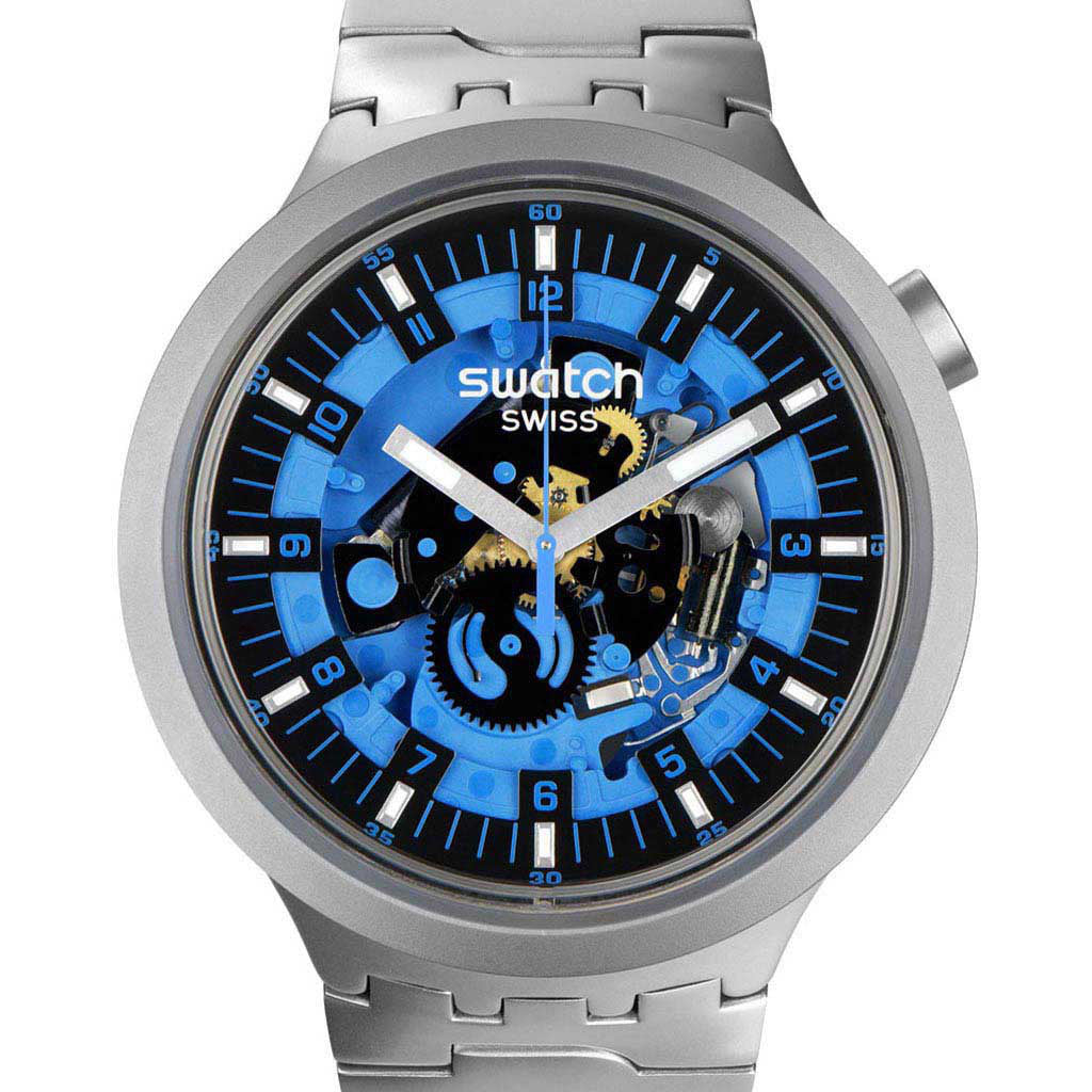 Swatch Big Bold Irony Azure Blue Daze Too SB07S106G