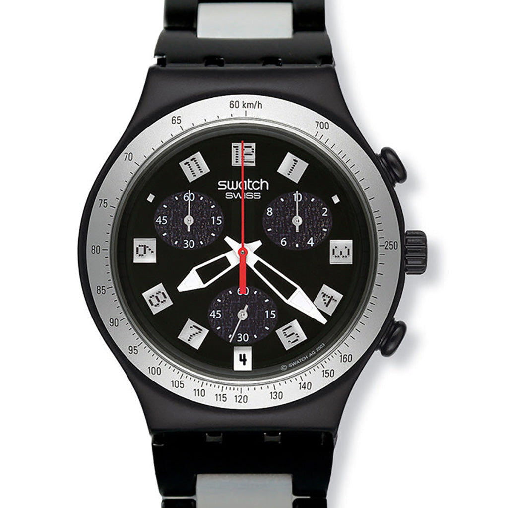 Swatch Irony Chrono Back in Black Mapei YCB4003AGC