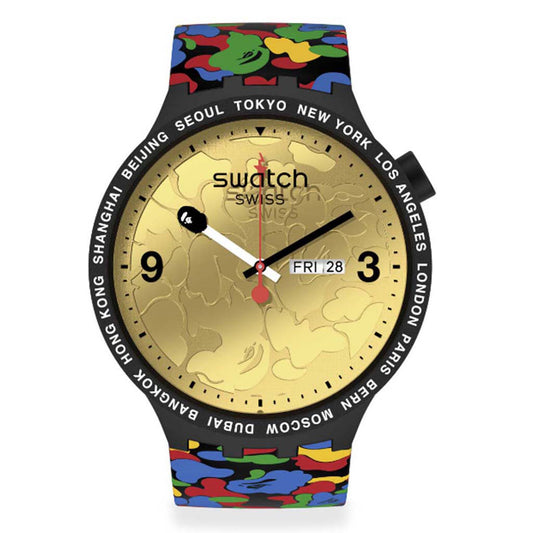 SWATCH  x BAPE TOKYO BLACK