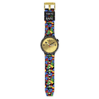 SWATCH  x BAPE TOKYO BLACK