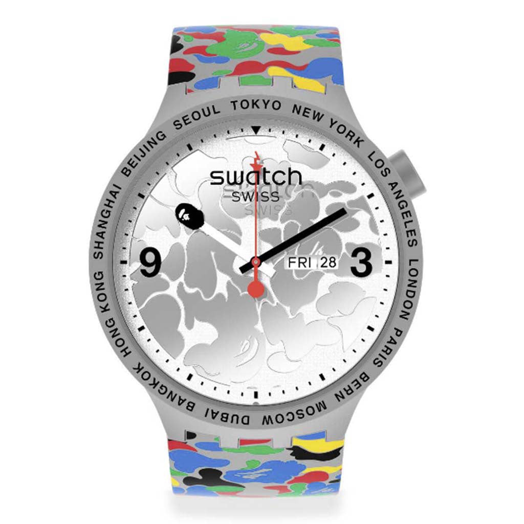 SWATCH x BAPE TOKYO GRAY