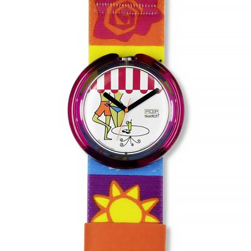 Pop Swatch BEACH CAFE PWK195
