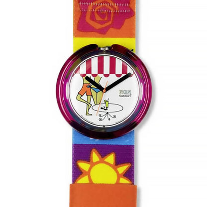 Pop Swatch BEACH CAFE PWK195