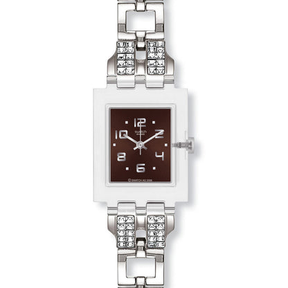 Swatch Square Be Found Brown SUBM102CG