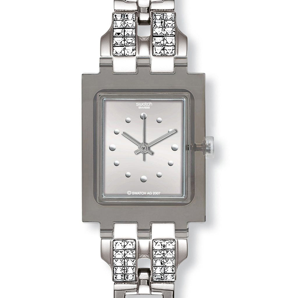 Swatch Square Be Found Silver SUBM111CG