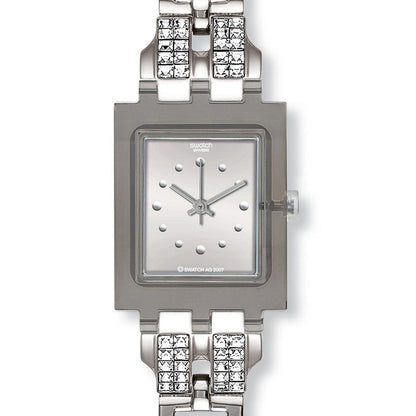 Swatch Square Be Found Silver SUBM111CG