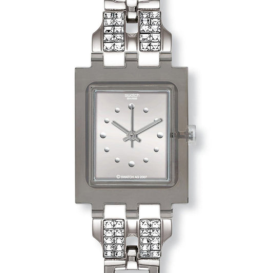 Swatch Square Be Found Silver SUBM111CG