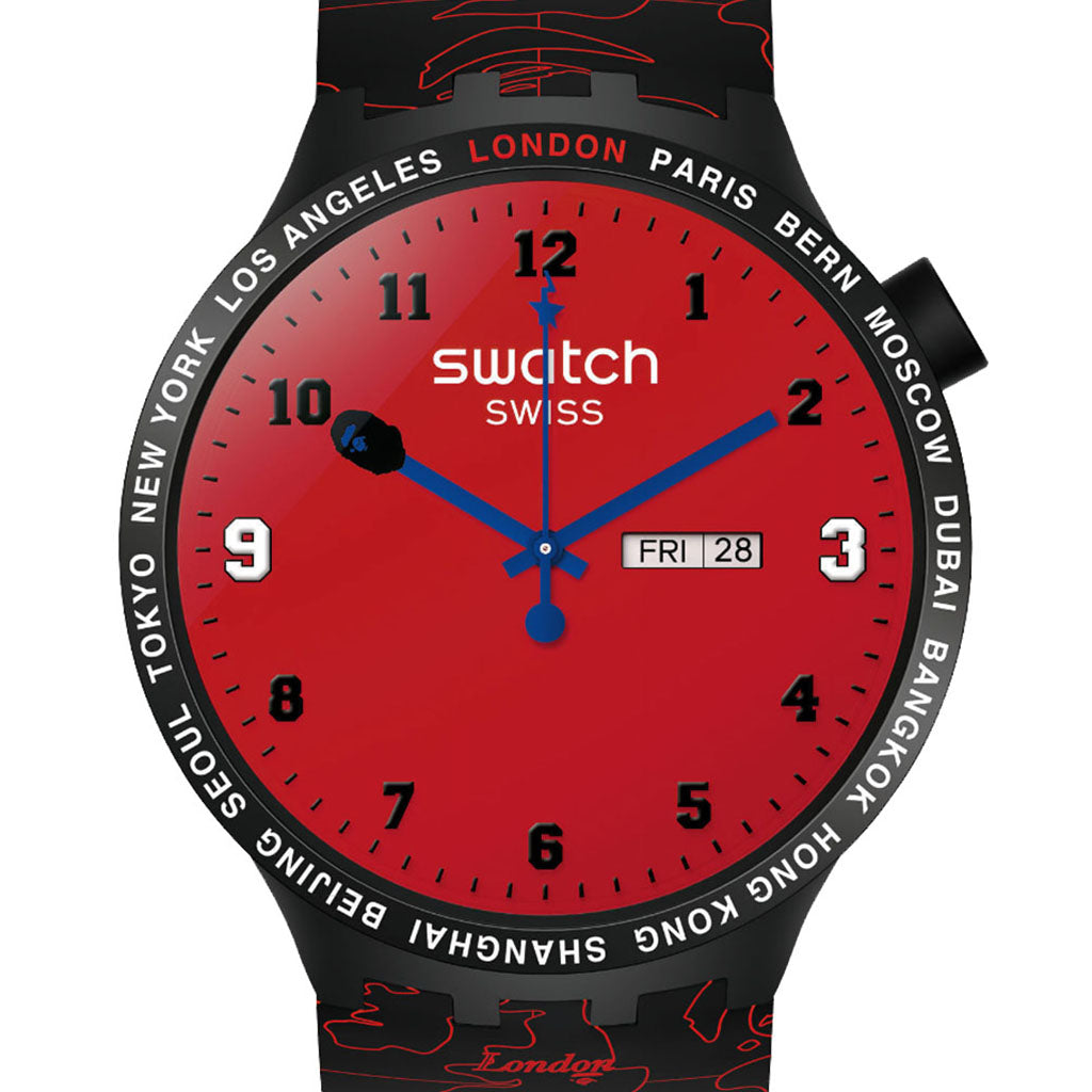 Swatch x Bape Big Bold Bape London Edition - Limitiert SO27Z701S