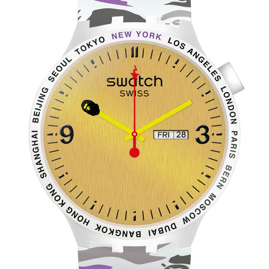 Swatch x Bape Big Bold Bape NYC Edition - Limitiert SO27Z702S