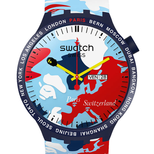 Swatch x Bape Big Bold Bape Paris Edition - Limitiert SO27Z703S