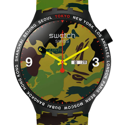 Swatch x Bape Big Bold Bape Tokyo Edition - Limitiert SO27Z705S