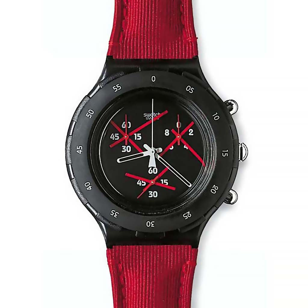 Swatch Aqua Chrono Big Red SBB104