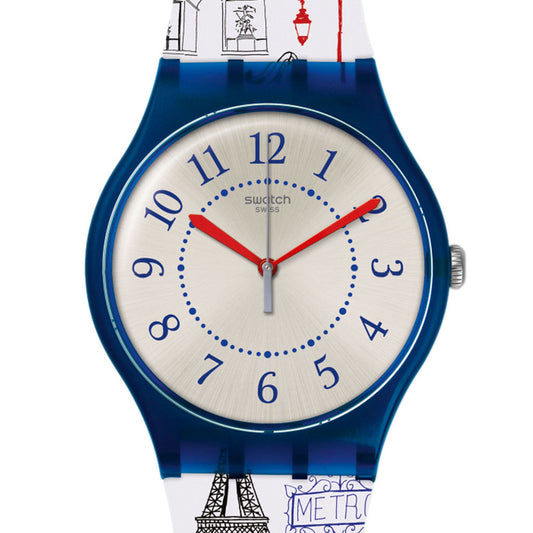 Swatch New Gent BISOUS DE PARIS / Destination Special 2016 Paris SUOZ233