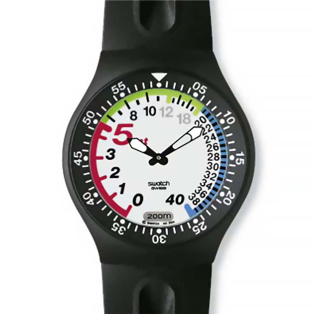 Swatch Fun Scuba Black Anguilla SUGB104