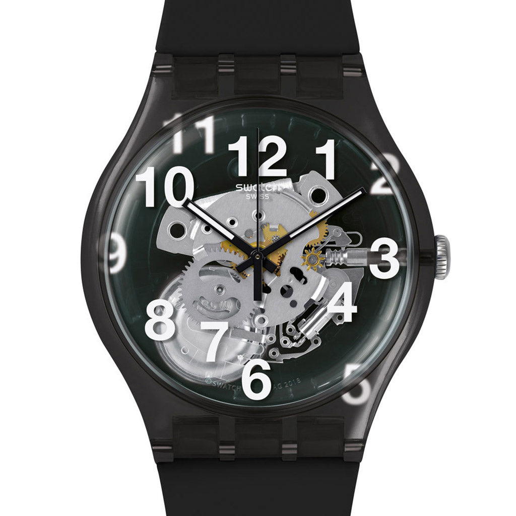 Swatch New Gent Black Board SUOK135