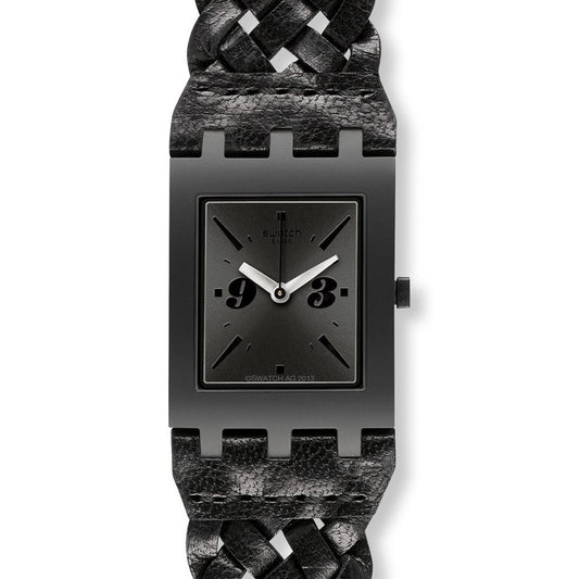 Swatch Square Black Braid SUBB124