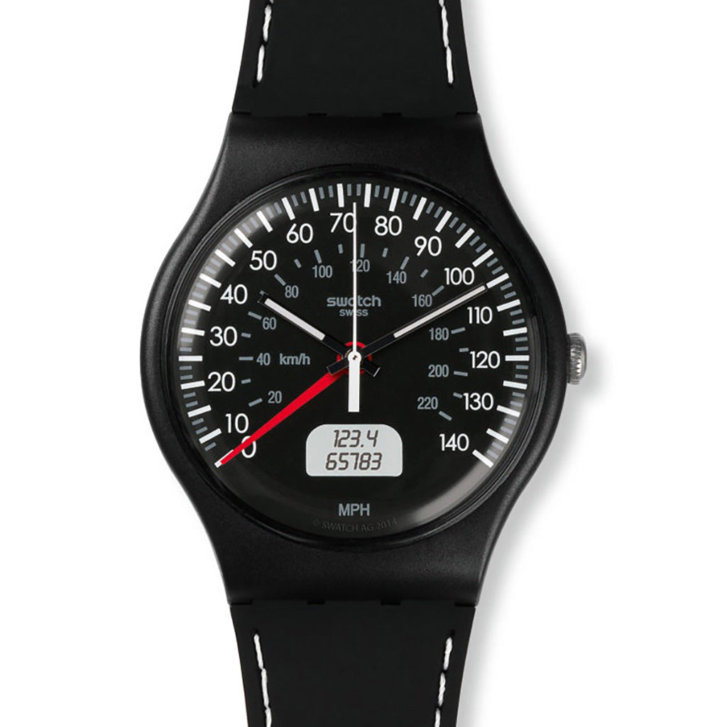 Swatch New Gent Black Brake SUOB117