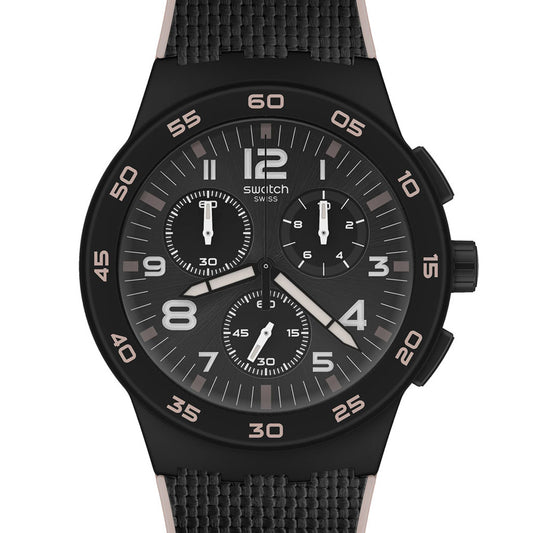 Swatch Plastic Chrono Black Cord SUSB106