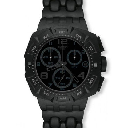 Swatch New Chrono Plastic BLACK DUNES GREY SUIB413
