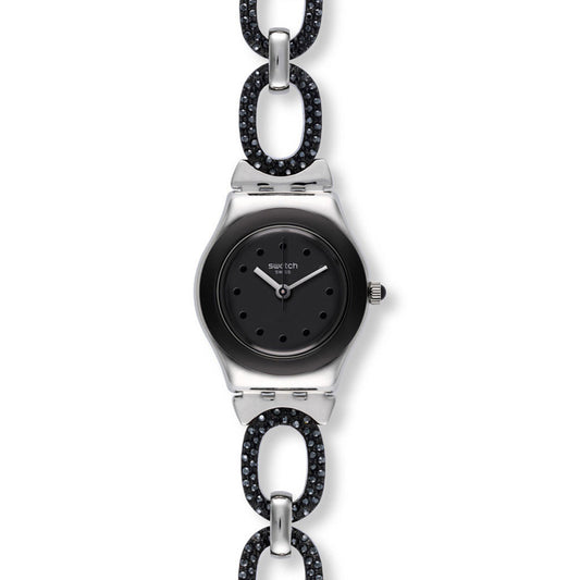 Swatch Irony Lady Black Glitter YSS293G
