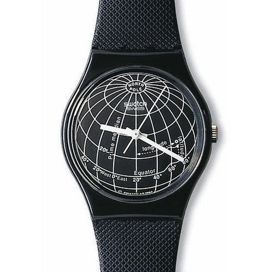 Swatch Gent Black Globe GB164