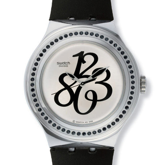 Swatch Irony Nabab Black Gloss Silicone YNS111C