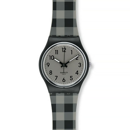BLACK & GREY CHECKED