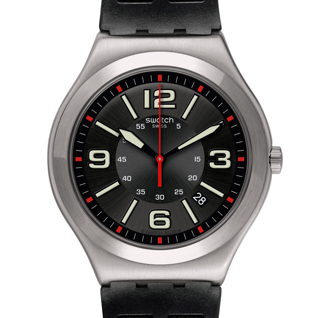 Swatch Irony Big Classic Black Grid YWS444