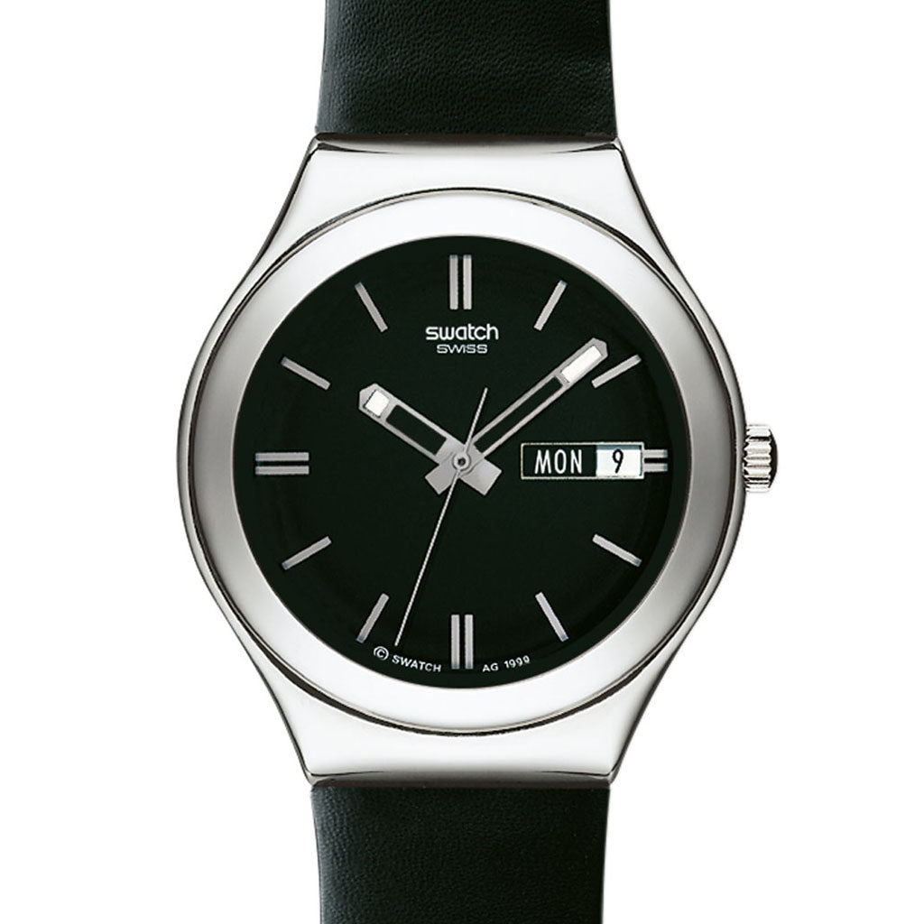 Swatch Irony Big Black Guard Too YGS714