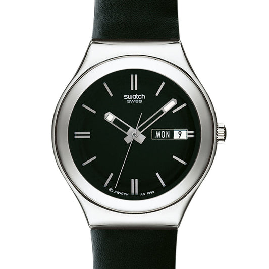 Swatch Irony Big Black Guard Too YGS714