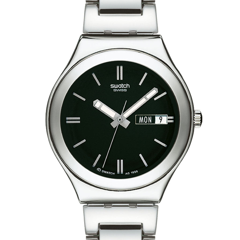 Swatch Irony Big Black Guard Too YGS714G