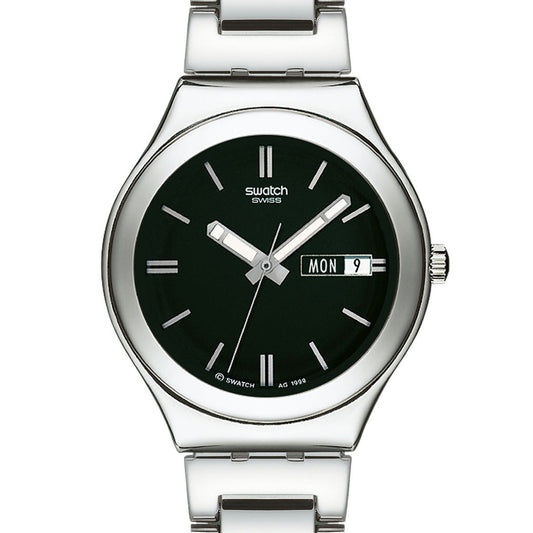 Swatch Irony Big Black Guard Too YGS714G