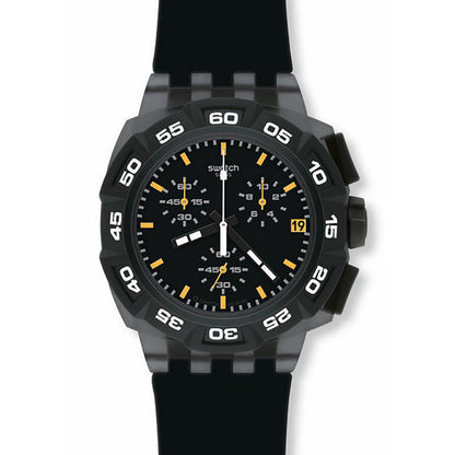 Swatch New Plastic Chrono BLACK HERO SUIB414